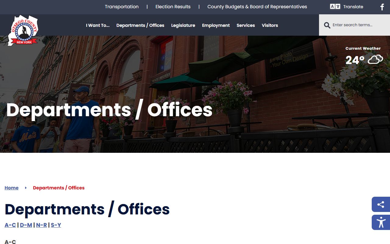 Otsego County government departments for probate court records access