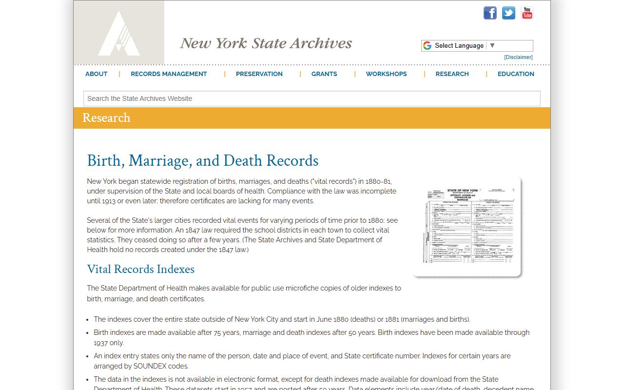 NYS Archives probate records guide